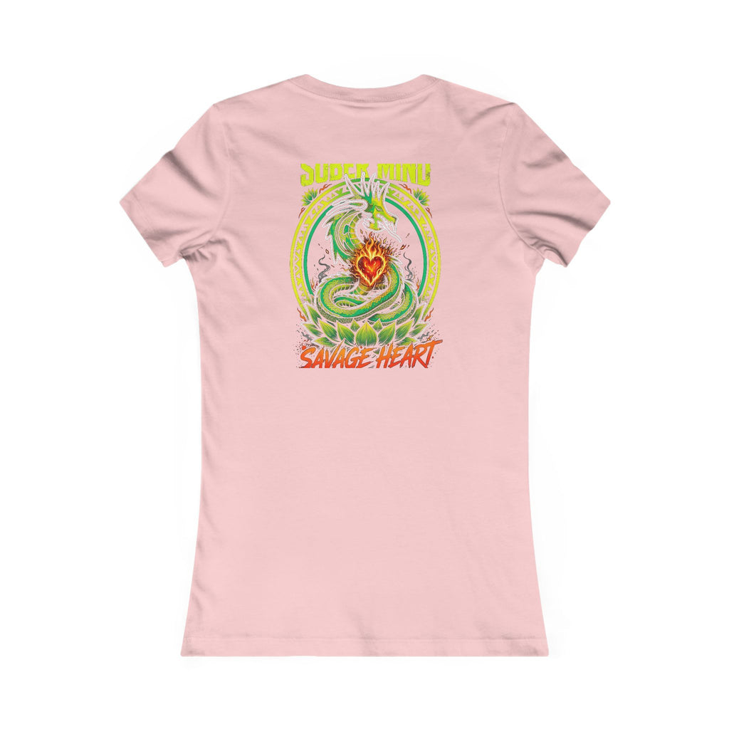 Sober Mind, Savage Heart Tee - Back Edition - Women's Pink