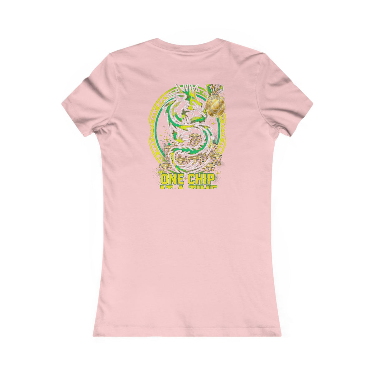 One Chip at a Time Tee - Back Edition - Women's Pink