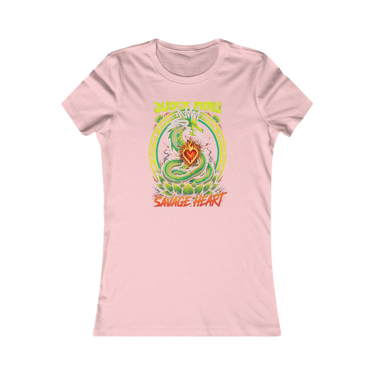 Sober Mind, Savage Heart Tee - Women's Pink