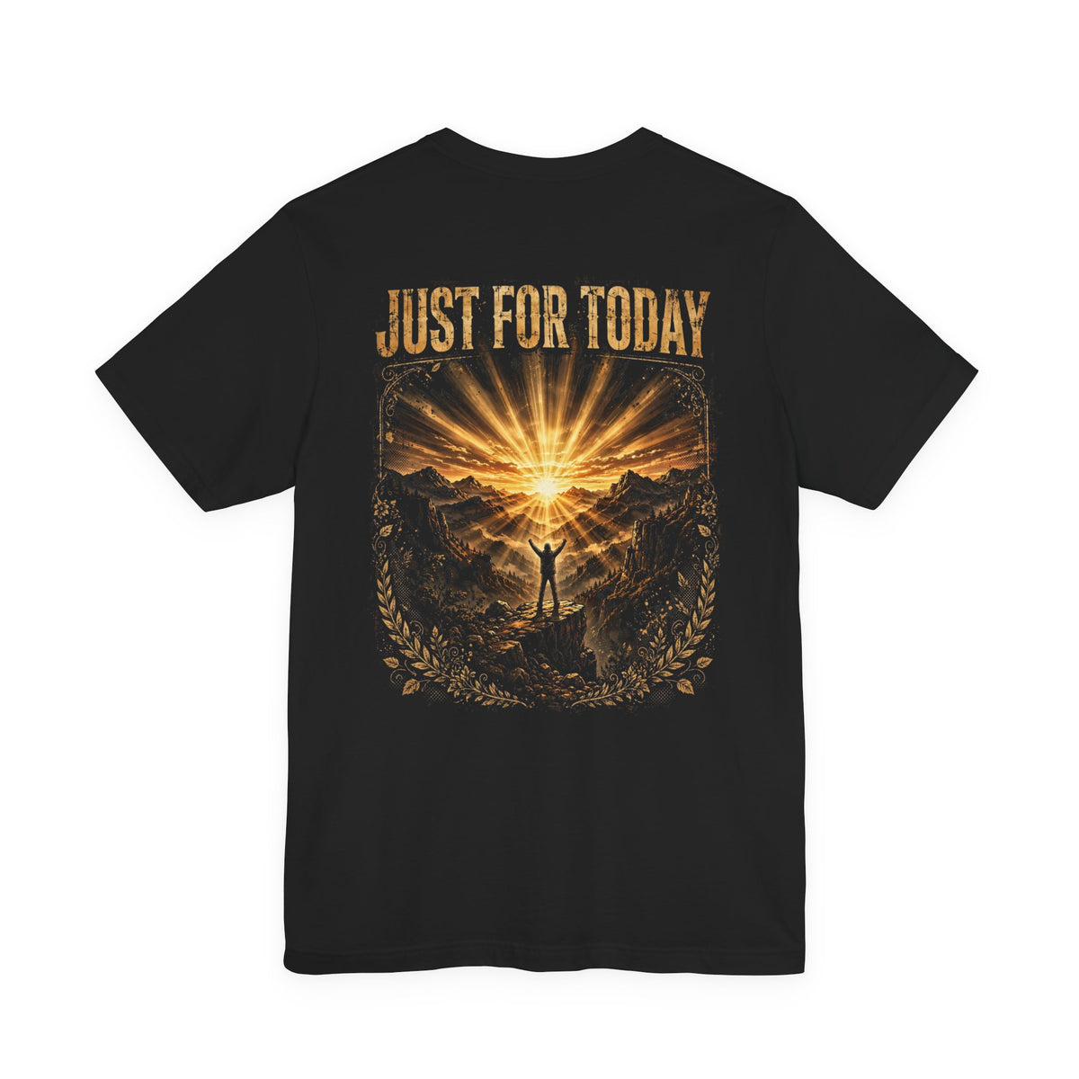 Just for Today — Sunrise Recovery Tee - Back Edition